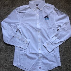 New Bud Light Seltzer Vineyard Vines Dress Shirt - Men’s Size Small